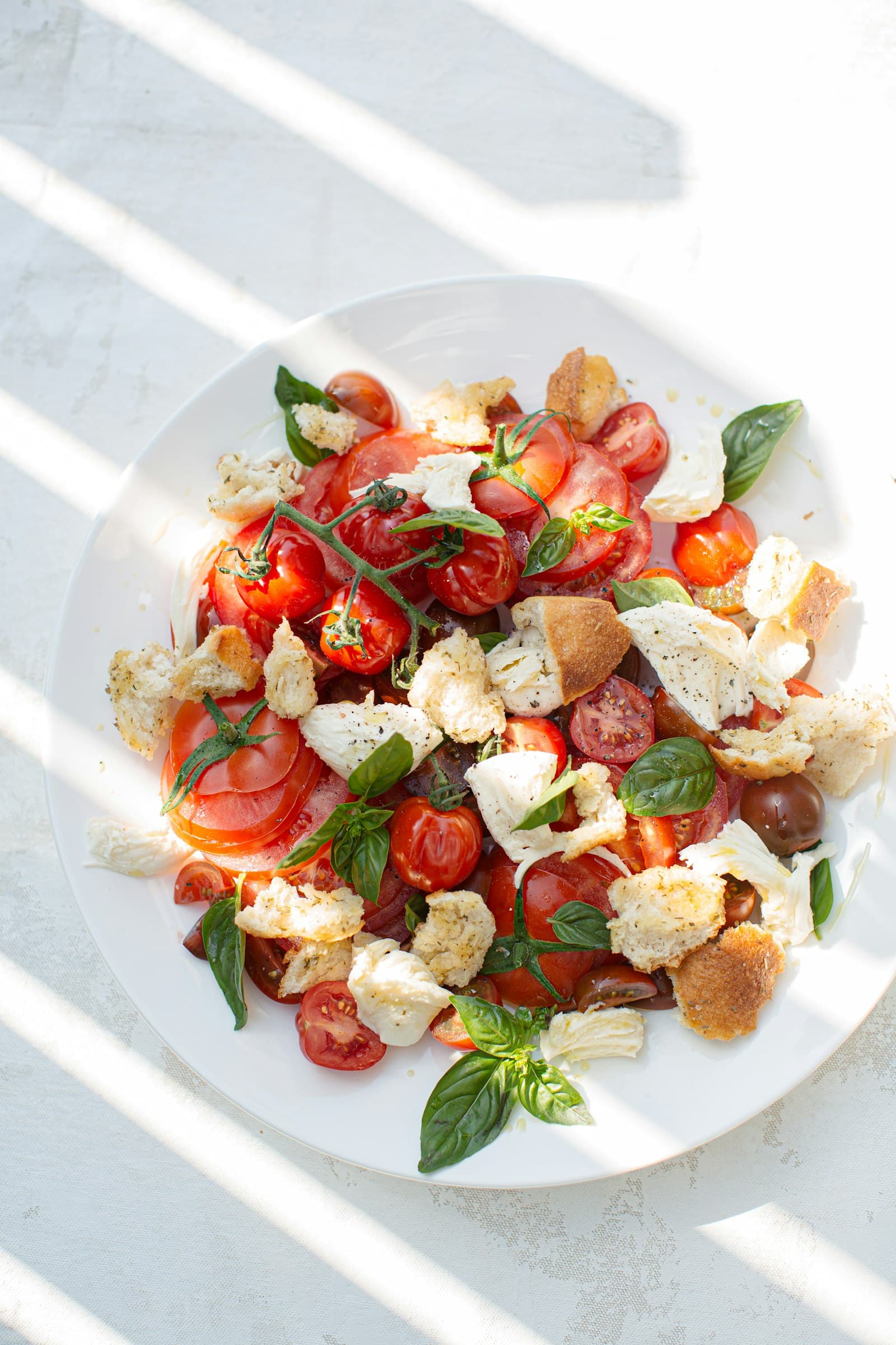 Tomato and mozzarella salad